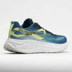Salomon Aero Glide Men's Blue Ashes/Dark Sapphire/Sunny Lime -Holabird Sports Elegant Shop 040651 6