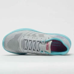 Skechers GOrun Razor+ Women's Gray/Aqua/Hot Pink -Holabird Sports Elegant Shop 045892 2