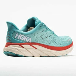 Hoka One One Clifton 8 Women's Aquarelle/Eggshell Blue -Holabird Sports Elegant Shop 046763 6