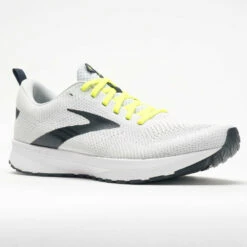 Brooks Revel 5 Men's White/Oyster/india Ink -Holabird Sports Elegant Shop 047258 5