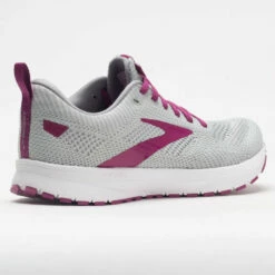 Brooks Revel 5 Women's Gray/White/Baton Rouge 13 Brooks Revel 5 Women's Gray/White/Baton Rouge -Holabird Sports Elegant Shop 047266 6