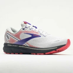 Brooks Ghost 14 Women's White/Purple/Coral -Holabird Sports Elegant Shop 047285 5
