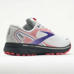 Brooks Ghost 14 Women's White/Purple/Coral -Holabird Sports Elegant Shop 047285 6