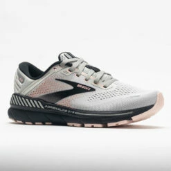 Brooks Adrenaline GTS 22 Women's Gray/Rose/Black -Holabird Sports Elegant Shop 047305 5