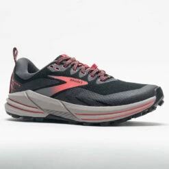 Brooks Cascadia 16 GTX Women's Black/Blackened Pearl/Coral -Holabird Sports Elegant Shop 047331 5