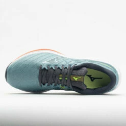 Mizuno Wave Inspire 18 Men's Smoke Blue/White -Holabird Sports Elegant Shop 047592 2