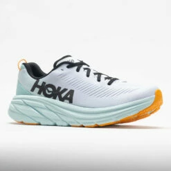 HOKA Rincon 3 Men's White/Blue Glass -Holabird Sports Elegant Shop 047672 5