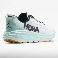 HOKA Rincon 3 Men's White/Blue Glass -Holabird Sports Elegant Shop 047672 6