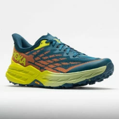 HOKA Speedgoat 5 Men's Blue Coral/Evening Primrose -Holabird Sports Elegant Shop 047736 5