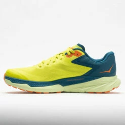 HOKA Zinal Men's Evening Primrose/Blue Coral -Holabird Sports Elegant Shop 047742 1