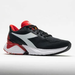 Diadora Mythos Blushield Vigore Men's Black/White/Red Italy -Holabird Sports Elegant Shop 047847 5