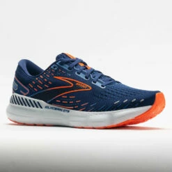 Brooks Glycerin GTS 20 Men's Blue Depths/Palace Blue/Orange -Holabird Sports Elegant Shop 048195 5