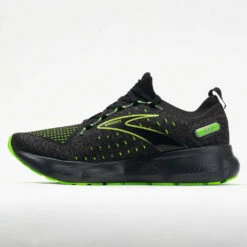 Brooks Glycerin Stealthfit 20 Men's Black/Peral/Green Gecko -Holabird Sports Elegant Shop 048200 1