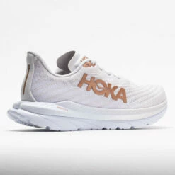 HOKA Mach 5 Women's White/Copper -Holabird Sports Elegant Shop 048541 6
