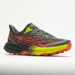 HOKA Speedgoat 5 Men's Thyme/Fiesta -Holabird Sports Elegant Shop 048562 5