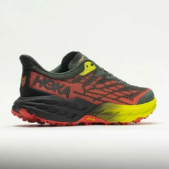 HOKA Speedgoat 5 Men's Thyme/Fiesta -Holabird Sports Elegant Shop 048562 6