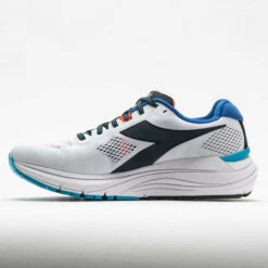 Diadora Mythos Blushield Vortice 7 Men's White/Black/Turkish Sea 9 Diadora Mythos Blushield Vortice 7 Men's White/Black/Turkish Sea -Holabird Sports Elegant Shop 048597 1