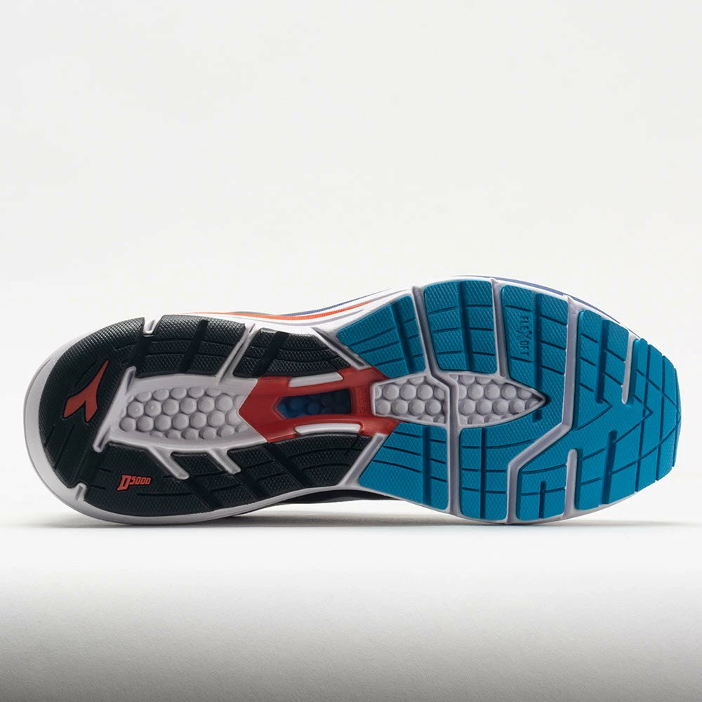 Diadora Mythos Blushield Vortice 7 Men's White/Black/Turkish Sea 6 Diadora Mythos Blushield Vortice 7 Men's White/Black/Turkish Sea - Image 4