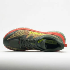 HOKA Mafate Speed 4 Men's Thyme/Fiesta -Holabird Sports Elegant Shop 048635 2