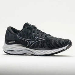 Mizuno Wave Rider 26 Men's Black/White -Holabird Sports Elegant Shop 048658 5