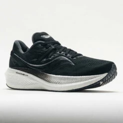 Saucony Triumph 20 Women's Black/White -Holabird Sports Elegant Shop 048733 5