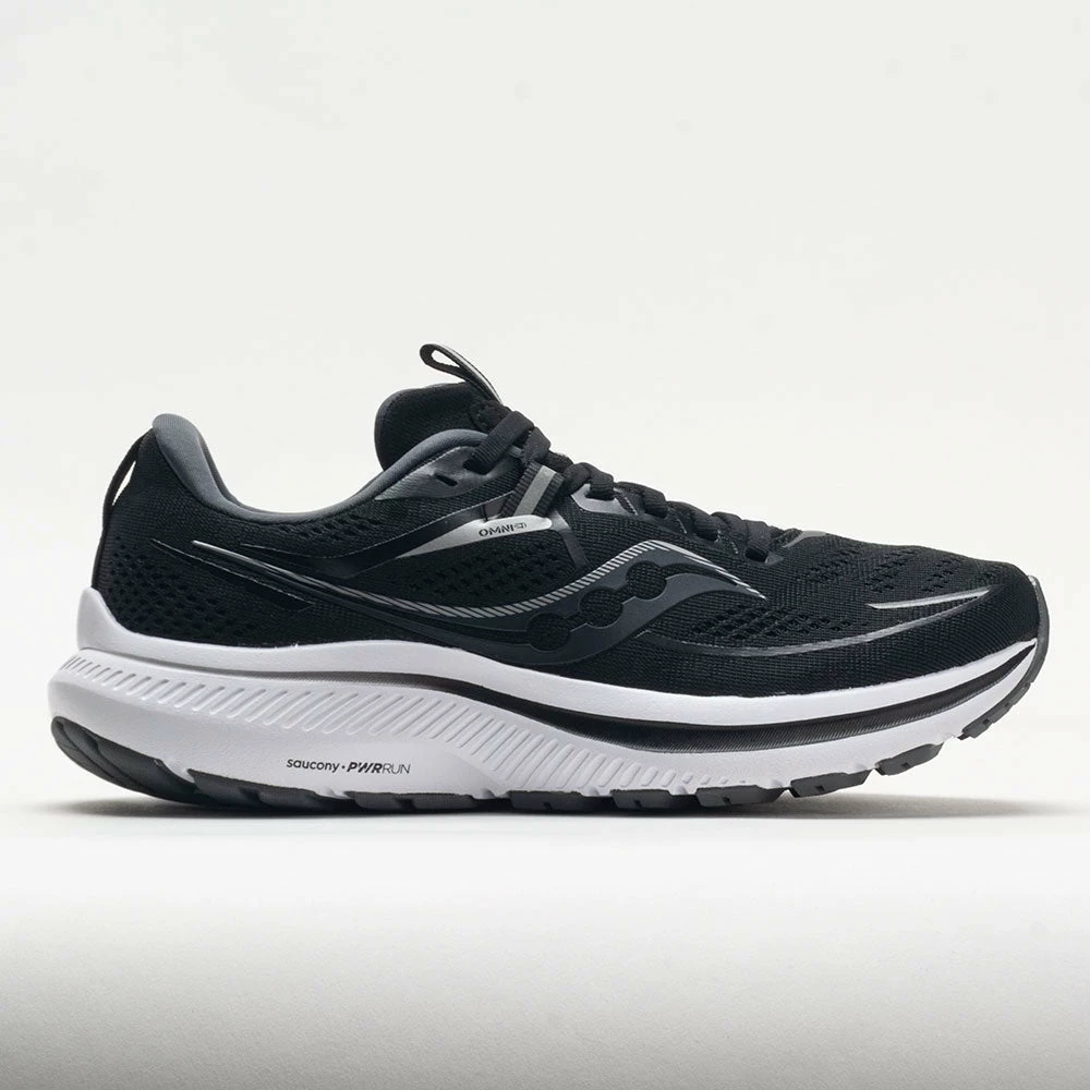 Saucony Omni 21 Men's Black/White 3 Saucony Omni 21 Men's Black/White