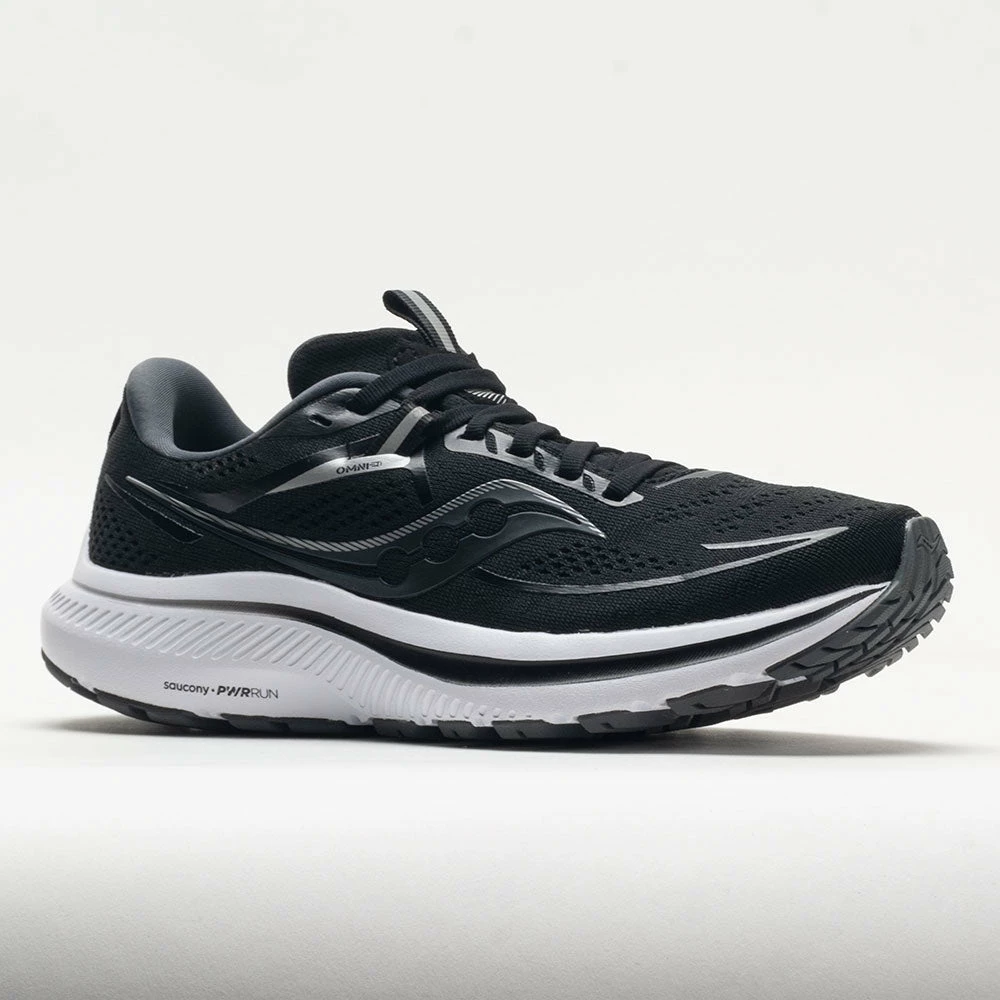 Saucony Omni 21 Men's Black/White 8 Saucony Omni 21 Men's Black/White - Image 6