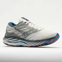 Mizuno Wave Rider 26 Mesh Women's Snow White/Silver -Holabird Sports Elegant Shop 048805 5
