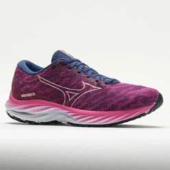 Mizuno Wave Rider 26 Mesh Women's Festival Fuchsia/Halogen Blue -Holabird Sports Elegant Shop 048808 5