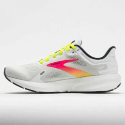 Brooks Launch 9 Women's White/Pink/Nightlife 9 Brooks Launch 9 Women's White/Pink/Nightlife -Holabird Sports Elegant Shop 048976 1