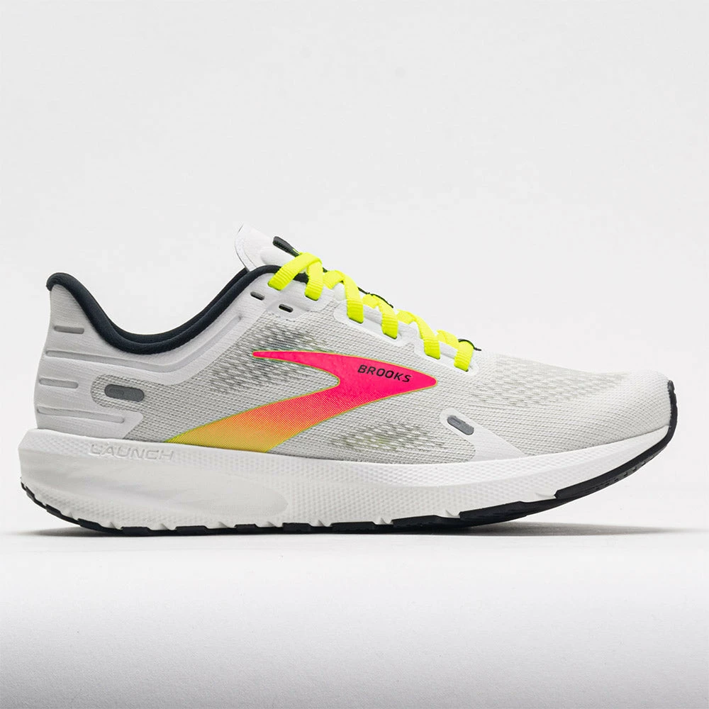 Brooks Launch 9 Women's White/Pink/Nightlife 3 Brooks Launch 9 Women's White/Pink/Nightlife