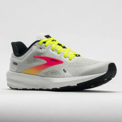 Brooks Launch 9 Women's White/Pink/Nightlife 12 Brooks Launch 9 Women's White/Pink/Nightlife -Holabird Sports Elegant Shop 048976 5