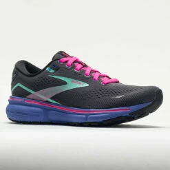 Brooks Ghost 15 Women's Black/Blue/Aruba -Holabird Sports Elegant Shop 049008 5