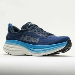 HOKA Bondi 8 Men's Outer Space/All Aboard -Holabird Sports Elegant Shop 049228 5