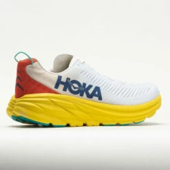 HOKA Rincon 3 Men's White/Eggnog -Holabird Sports Elegant Shop 049235 6