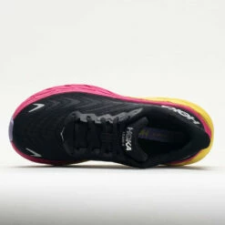 HOKA Arahi 6 Women's Black/Pink Yarrow -Holabird Sports Elegant Shop 049237 2