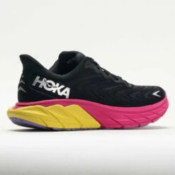 HOKA Arahi 6 Women's Black/Pink Yarrow -Holabird Sports Elegant Shop 049237 6