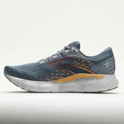 Brooks Glycerin GTS 20 Men's Grey/Chili Oil/Orange -Holabird Sports Elegant Shop 049411 1