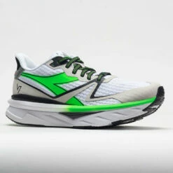 Diadora Atomo V7000 Men's White/Green Fluo/Black -Holabird Sports Elegant Shop 049499 5