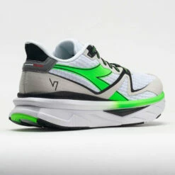 Diadora Atomo V7000 Men's White/Green Fluo/Black -Holabird Sports Elegant Shop 049499 6