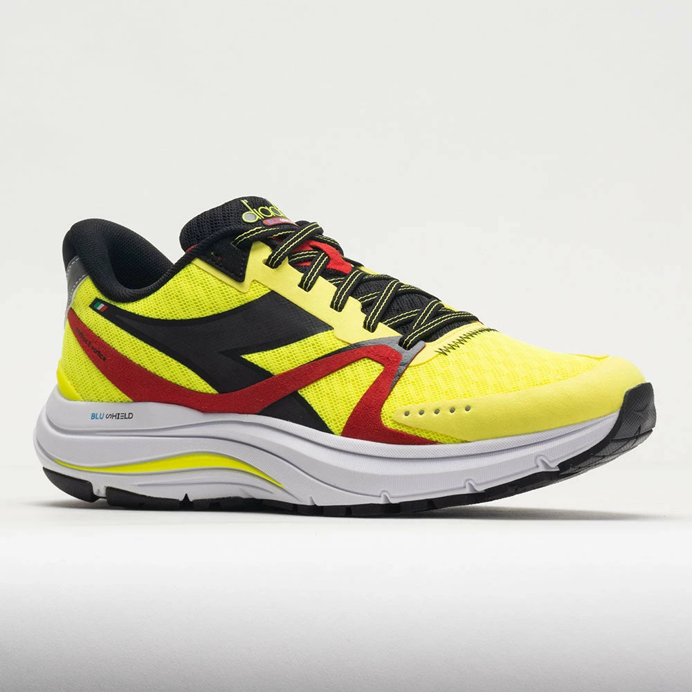 Diadora Mythos Blushield 8 Vortice Men's Yellow Fluo/Black/Fiery Red 7 Diadora Mythos Blushield 8 Vortice Men's Yellow Fluo/Black/Fiery Red - Image 5