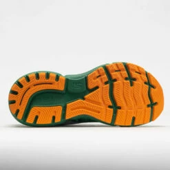 Brooks Ghost 15 Men's Run Lucky Green/White/Orange -Holabird Sports Elegant Shop 049535 4