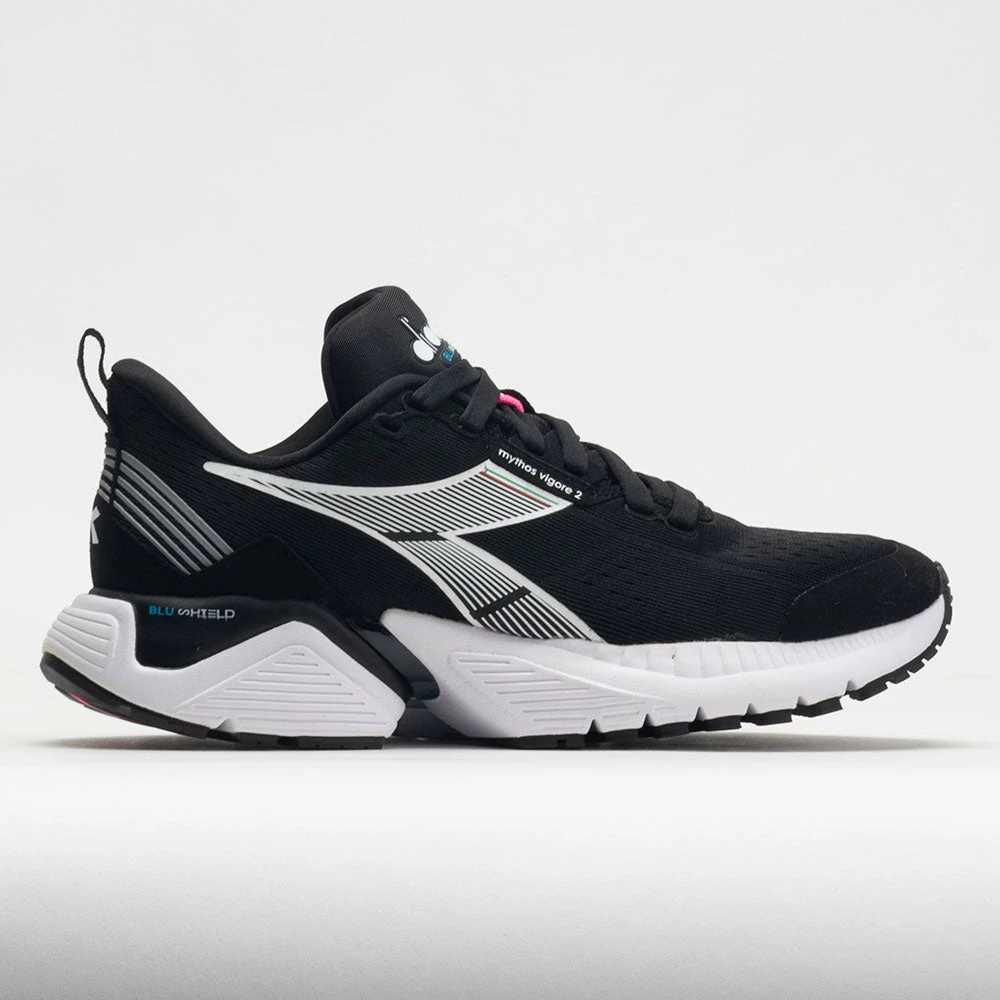 Diadora Mythos Blushield Vigore 2 Women's Black/White/Pink Fluo 3 Diadora Mythos Blushield Vigore 2 Women's Black/White/Pink Fluo