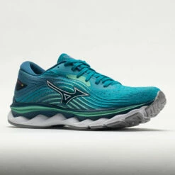 Mizuno Wave Sky 6 Women's Enamel Blue/White -Holabird Sports Elegant Shop 049692 5