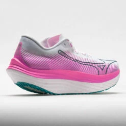 Mizuno Wave Rebellion Pro Women's White/Silver -Holabird Sports Elegant Shop 049702 6