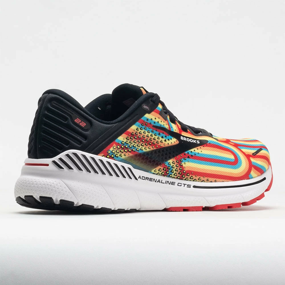 Brooks Adrenaline GTS 22 Women's Disco Black/Bittersweet/Limelight 8 Brooks Adrenaline GTS 22 Women's Disco Black/Bittersweet/Limelight - Image 6