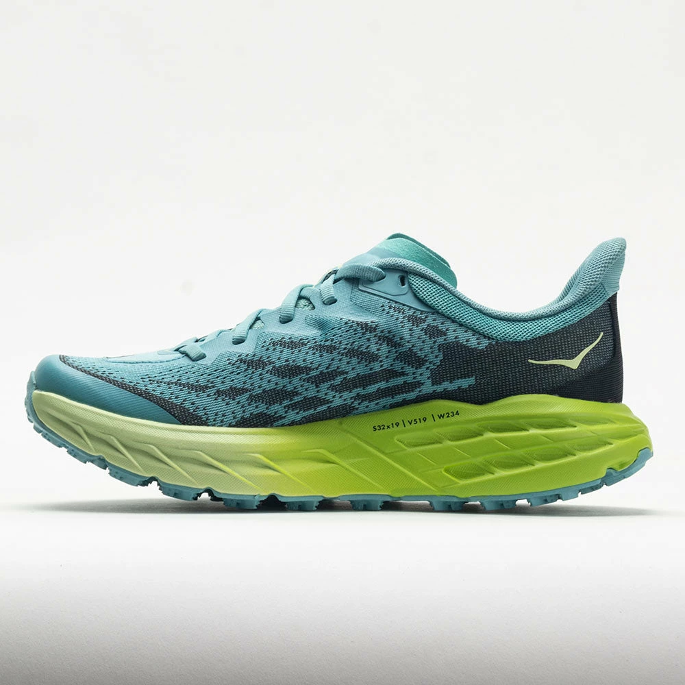 HOKA Speedgoat 5 Women's Coastal Shade/Green Glow 4 HOKA Speedgoat 5 Women's Coastal Shade/Green Glow - Image 2