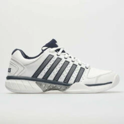 K-Swiss Hypercourt Express Leather Men's White/Navy/Silver