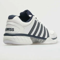 K-Swiss Hypercourt Express Leather Men's White/Navy/Silver 13 K-Swiss Hypercourt Express Leather Men's White/Navy/Silver -Holabird Sports Elegant Shop 113347 6