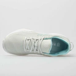 K-Swiss Hypercourt Supreme Women's Barely Blue/White/Blue Glow -Holabird Sports Elegant Shop 115638 2